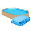 Liner di ricambio per piscina in legno NORTHWOOD ottagonale - 4,90 x 3,00 x h.1,20 m AZZURRO - spessore 0,75 mm