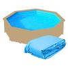 Liner di ricambio per piscina in legno ottagonale - Ø 5,28 x h 1,33 m AZZURRO - spessore 0,75 mm