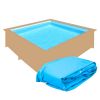 Liner di ricambio colore AZZURRO spessore 0,50 mm - per piscina in legno GRE quadrata 2,25 x 2,25 x h 0,68 m