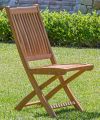 Sedia da giardino in teak NAOMI, pieghevole