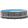 Piscina Intex Ultra Frame diametro 4,27 x h.1,07 m - Grigio scuro