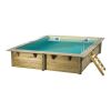 Piscina in legno NorthWood 300 - 3,00 x 3,00 h1,26 m - Liner BEIGE