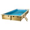 Piscina in legno rettangolare NorthWood 555 - 5,55 x 3,00 h1,40 m - Liner BLUE