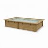 Piscina in legno NorthWood 200 - 2,00 x 4,00 h1,26 m - Liner BEIGE