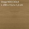 Doga 290 x 15,2 x 1,2 cm - colore NOCCIOLA  
