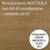 Doga e kit di installazione venduto al m² - colore NOCCIOLA