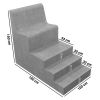 Panca ROMA in EPS con pedana e scalini per arredo interno piscina 100 x 160 h 150 cm per posa sotto liner