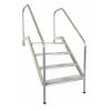Scala per piscina per persone con mobilità ridotta larga 940 mm, 3 gradini in acciaio Inox 316