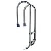 Scaletta MURO in acciaio Inox AISI 316L - 2 gradini, per piscine con altezza minima 0,90 m