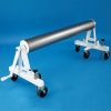 Rullo avvolgitore ROLLERTUBE MANUALE Mobile 160 in pultruso per coperture fino a 6 m di larghezza