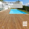 Con Kit di installazione su terra (POSA T con posa a clip)