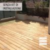 Senza kit di installazione (fresato per clip)