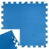 Tappetino di fondo Puzzle Gre Blu con cornice per piscine - 9 pezzi da 50x50 cm