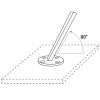 Base circolare 80° per fissaggio palo Ingenua