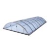 Copertura telescopica per piscina KLASIK B - misure interne 4,13 x 8,50 m, colore finitura: ELOX