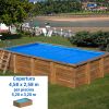 Copertura Isotermica a bolle 4,58 x 2,58 m per piscine in legno Gre 5,20 x 3,20 m