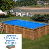 Copertura Isotermica a bolle 7,62 x 3,68 m per piscine in legno Gre 8,15 x 4,20 m