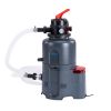 Filtro a sabbia monoblocco AZURO da 4 m³/h con valvola dall alto e timer
