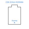 Copertura Isotermica BASIC BUBBLE BLU 400 µ - Forma RETTANGOLARE con scala romana SUPERIORE 25 m²