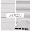 Listone in legno composito WPC BAMBOO Classic Double Face 220 x 14 x 2,5 cm - colore GHIACCIO