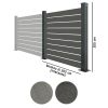 Recinzione in legno composito WPC e ALLUMINIO  Vedo non vedo  - Kit modulo L.202 x H.205 cm