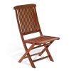Sedia da giardino in legno di keruing MAGNOLIA, pieghevole