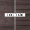 Listone in legno composito WPC WOOD Double Face 220 x 16,5 x 2,4 cm - colore CIOCCOLATO