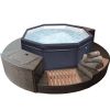 Piscina SPA idromassaggio NETSPA OCTOPUS 6 persone con set mobili